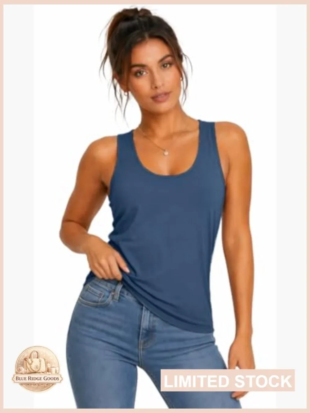 Slim Fit Camisole Top Undershirt Buttery Soft Layering Tank Top Basic Essential - Picture 3 of 6
